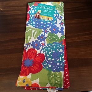 Pioneer Woman Kitchen Towels Dazzling Dahlias 2pk